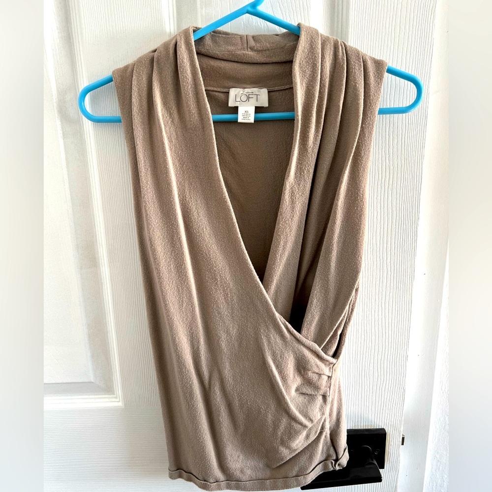 Ann Taylor LOFT | Wrap Tank | size XS
